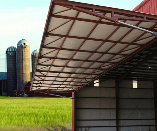 Agriculture Hydraulic Hangar Door