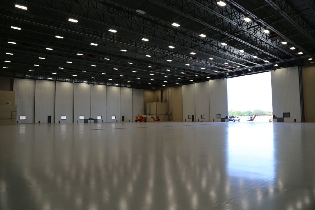 Rolling Hangar Door System for NOAA Hurricane Hunters KLAL