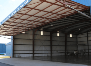 Industrial Hydraulic Hangar Door System
