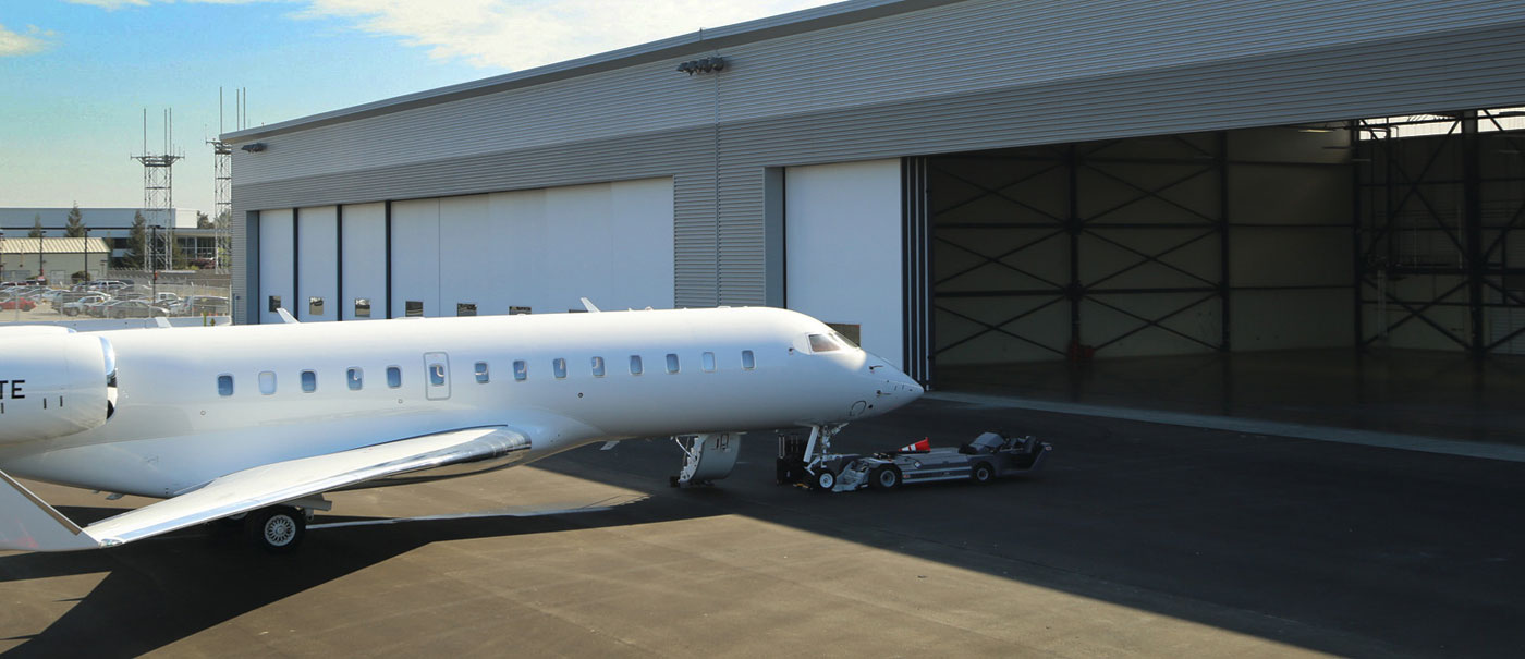Large Sliding Aircraft Hangar Door System