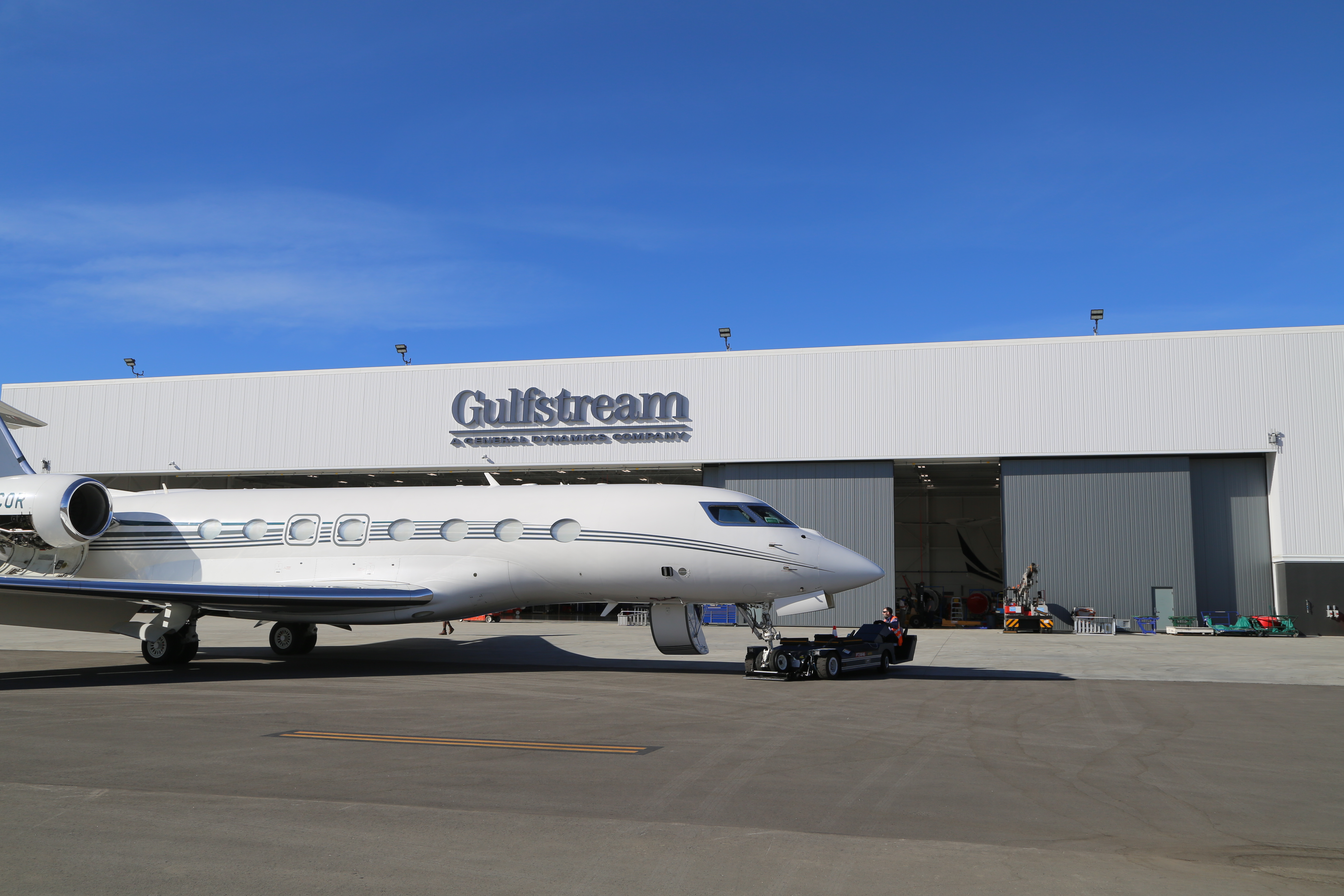 Rolling Hangar Doors for Gulfstream