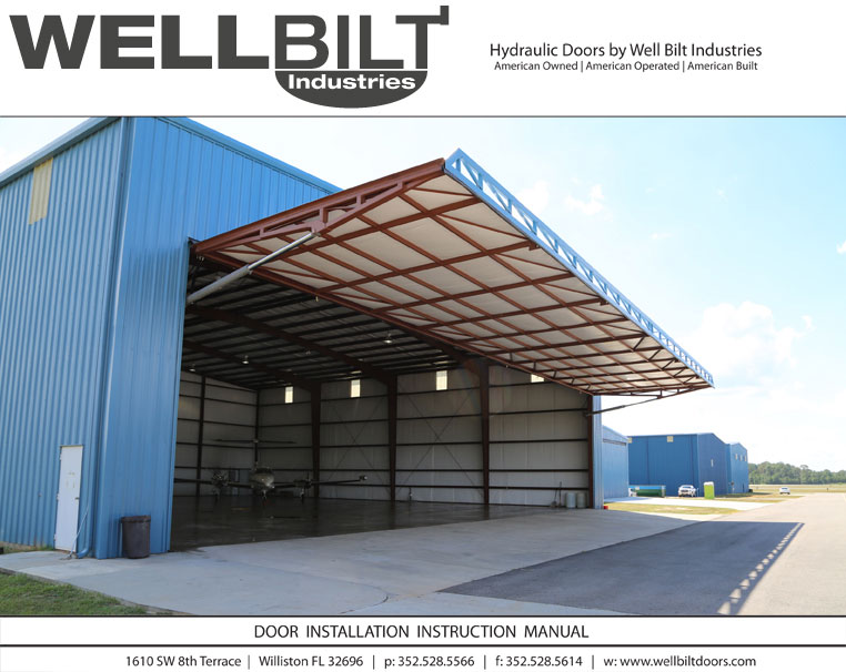Hydraulic Door Installation Instruction Manual by WELL BILT Industries