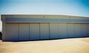 Rolling Hangar Door System for Ampersand Aviation