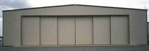 Rolling Hangar Door System for Spreng in DeLand, Florida