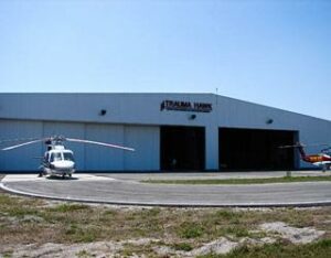 Rolling Hangar Door System for Trauma Hawk Facility - Exterior