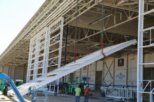 Rolling Hangar Door Construction for NAS-JAX