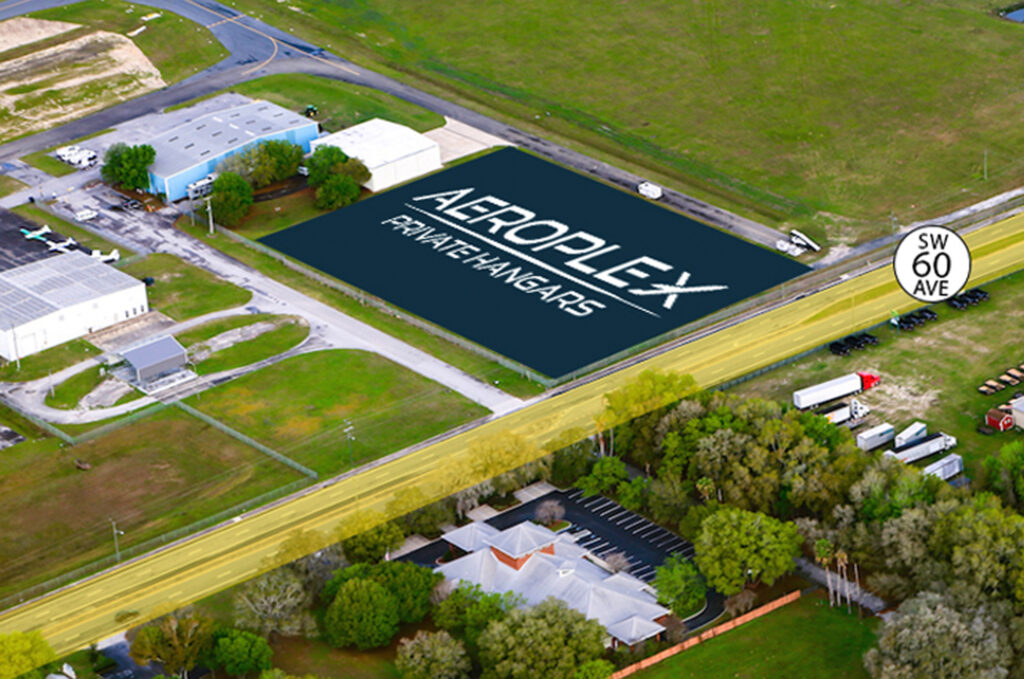 Aeroplex Aerial View of Location