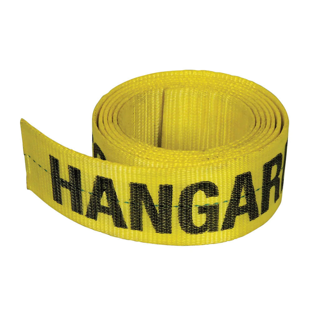 Lift Strap for Raising and Lowering Hangar Doors