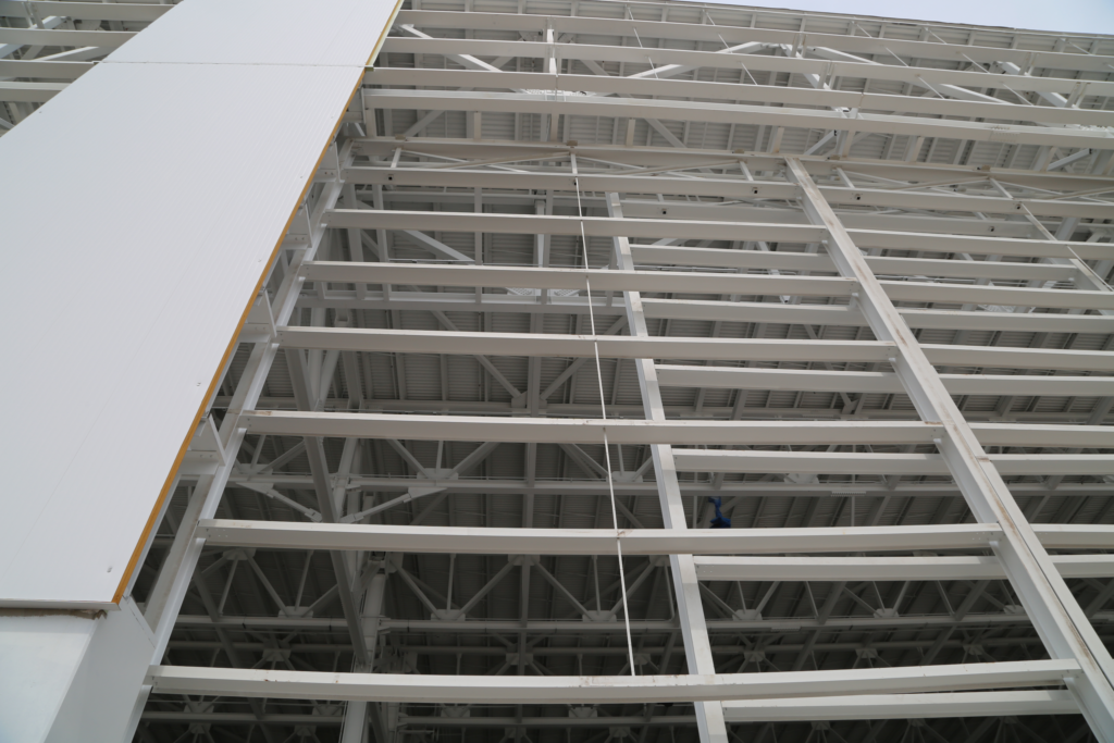 Rolling Hangar Doors at Cecil Airport - Closeup